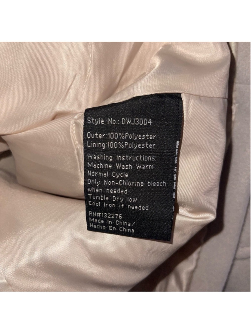 Coalition LA Light Gray Double Breasted Pea Coat - Women’s Size XL - EUC - Picture 11 of 12